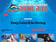 Tablet Screenshot of divingbled.com